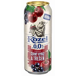 Kozel nealko Černý rybíz a Třešeň