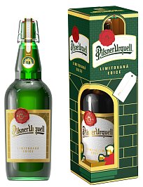 Pilsner Urquell zimní limitovaná lahev 1,0l