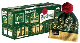 Pilsner Urquell zimní 7-pack s čepicí