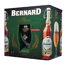 Bernard 4 - pack + sklo
