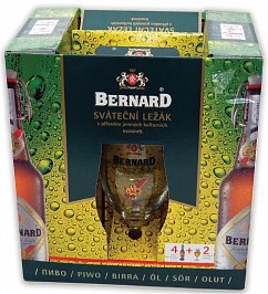 Bernard 4 - pack + sklo