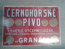 Plechová cedule Černohorské pivo